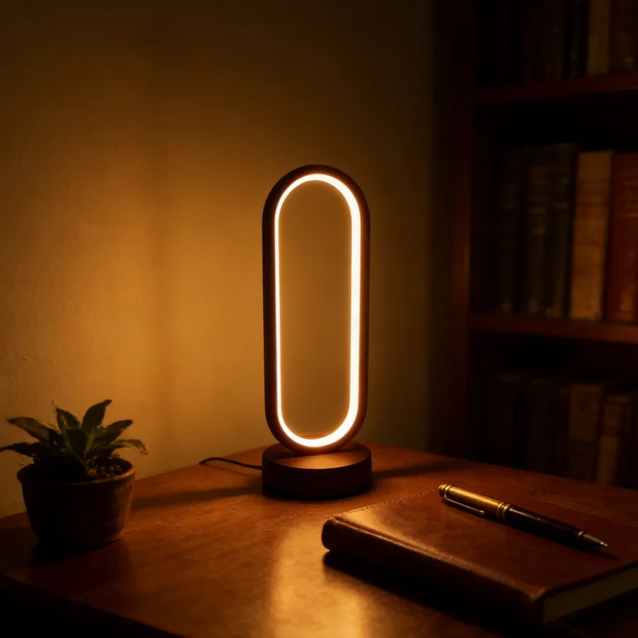 1Pcs Table Lamp Bedroom Ring T - Ring Light Desk Small review and price